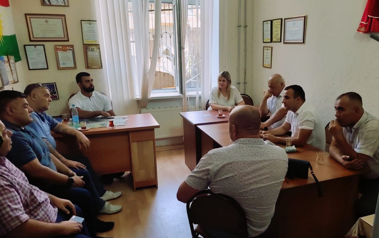 Состоялась рабочая встреча ММЦ Кубани с членами правления ККОО Общество Азербайджанской культуры «Азери».