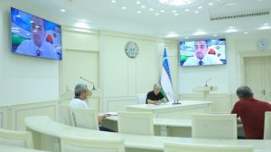 Видеоконференция с губернатором Бухарской области Республики Узбекистан