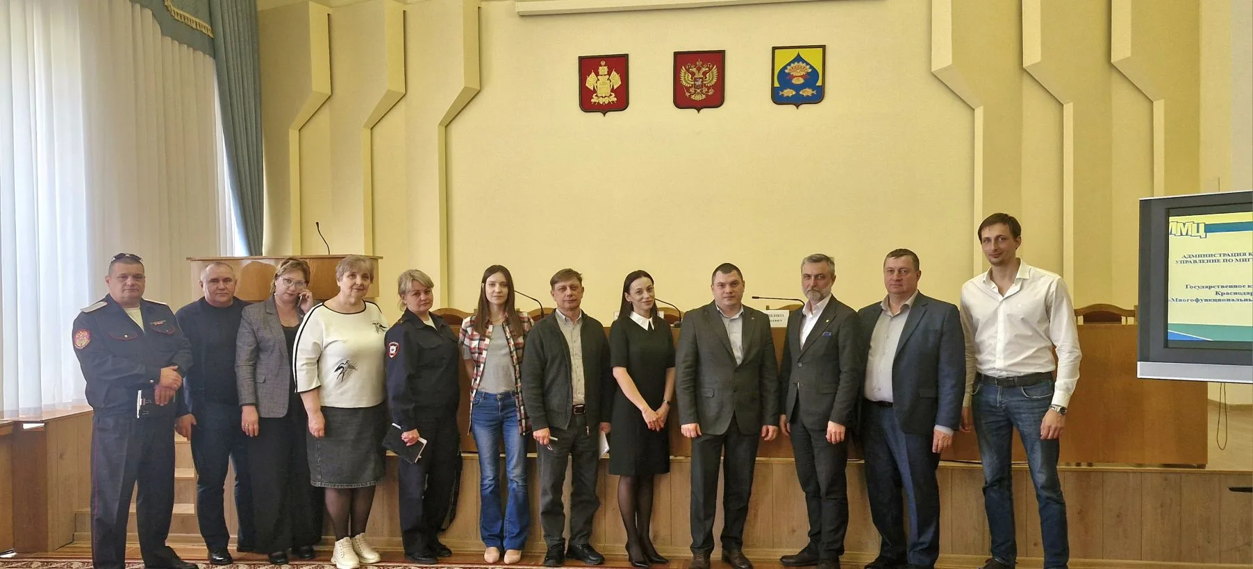 Выездное мероприятие ГКУ КК «Многофункциональный миграционный центр» в Калининский район