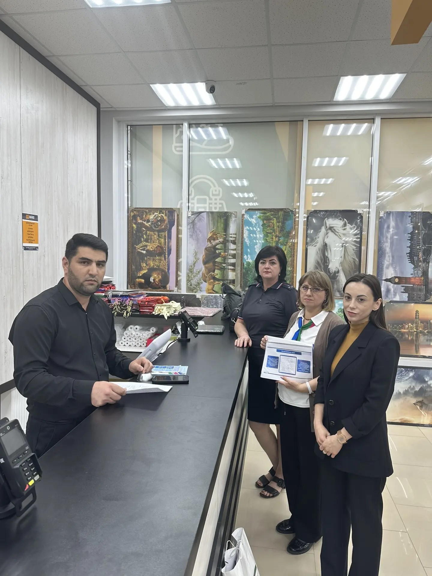 Выездное мероприятие ГКУ КК «Многофункциональный миграционный центр» в Каневской район.