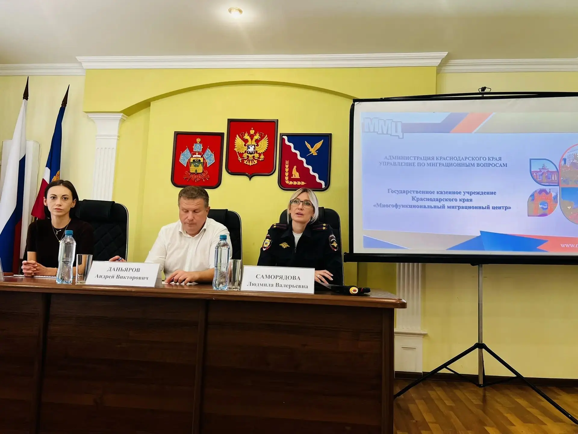 Выездное мероприятие ГКУ КК «Многофункциональный миграционный центр» в Тимашевский район.